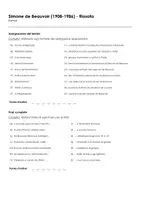 anteprima - Esercizi - Simone de Beauvoir (1908-1986) - filosofa - Pagina 1