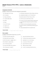 anteprima - Esercizi - Madre Teresa (1910-1997) - suora e missionaria - Pagina 1