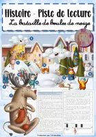Aperçu - Feuilles d'exercices - Histoire - Piste de Lecture: La bataille de boules de neige - Page de couverture