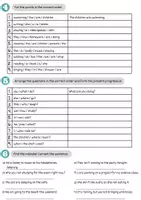 Vorschau - Arbeitsblätter - Present Progressive Übungen Englisch Klasse 5 & Klasse 6 ing form Englisch (Exercises) - Seite 2