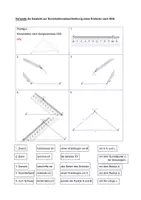 Vorschau - Arbeitsblätter - Kongruenzsatz Seite-Seite-Seite (SSS) - Konstruktionsbeschreibung - Deckblatt