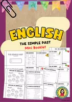 Vorschau - Arbeitsblätter - The Simple Past Mini Booklet | Grammar | Tenses - Deckblatt