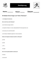 Vorschau - Arbeitsblätter - 40 Multiple-Choice-Fragen zum Thema Biomasse - Seite 1