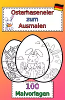 Vorschau - Mal- und Bastelvorlagen - 100 Osterhaseneier zum Ausmalen - Deckblatt