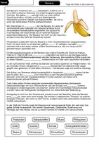 Vorschau - Arbeitsblätter - Banane Lückentext - Seite 1