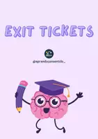 Vista previa - Evaluación - EXIT TICKETS - Portada