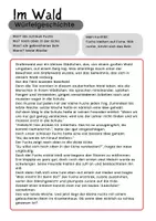 Vorschau - Arbeitsblätter - kreatives Schreiben: Würfelgeschichten "Im Wald" - Seite 3