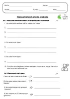 Vorschau - Klassenarbeiten - Klassenarbeit: Die 10 Gebote (inkl. Lösungen!) - Seite 2