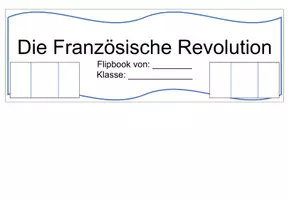 Vorschau - Arbeitsblätter - Flipbook Französische Revolution anpassbar - Seite 2