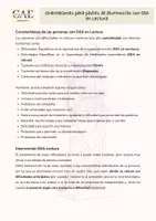 Vista previa - Refuerzo / NEE / Materiales de apoyo - Orientaciones para intervenir con DEA en Lectura - página 2