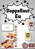 Vorschau - Arbeitsblätter - Buchstaben-Helden: Der Doppellaut Eu - Deckblatt