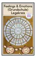 Vorschau - Anderer Materialtyp - Feelings & Emotions (Grundschule) - Legekreis - Deckblatt
