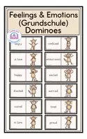 Vorschau - Spiele - Feelings & Emotions (Grundschule) - Dominoes - Deckblatt