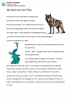 Vorschau - Unterrichtsreihen - FABEL „Der Wolf und der Pfau“ – inkl. Anleitung zur Nacherzählung - Seite 2