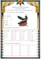 Vorschau - Arbeitsblätter - Zahlgeschichten aus dem alten Ägypten - rechnen in Grundschrift - Seite 3