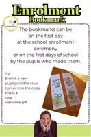 Vista previa - Manualidades / Dibujos para colorear - Inglés: Marcapáginas para la inscripción escolar - página 2