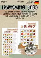 anteprima - Giochi - Lebensmittel Bingo / tombola con i cibi in tedesco - Pagina di copertina