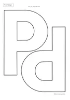 Vorschau - Mal- und Bastelvorlagen - Buchstabentier P wie Papagei – Buchstabenheft Grundschule (Klasse 1) | Buchstabeneinführung, Bastelvorlage & Anfangsunterricht - Seite 2