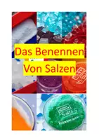 Vorschau - Merkblätter - Hefteintrag, Das Benennen von Salzen - Deckblatt