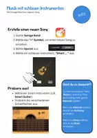 Vorschau - Arbeitsblätter - Mit GarageBand zum eigenen Song - Seite 1