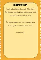 Vorschau - Arbeitsblätter - New Year (Silvester) 2024/25 Klappheft -Englisch- - Seite 1