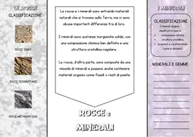anteprima - Schede informative - Schede didattiche rocce e minerali - Pagina 1