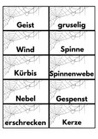 Vorschau - Aufgabenkarten - Halloween-Wörter erlaufen: Lauftraining zum ausdauernden Laufen im Sportunterricht - Seite 1
