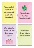 Vorschau - Arbeitsblätter - Silvester Plauderkarten 🎆💬- Gesprächskarten zum Plaudern - Seite 3