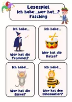 Vorschau - Spiele - Lesespiel Fasching Ich habe..wer hat? - Seite 2