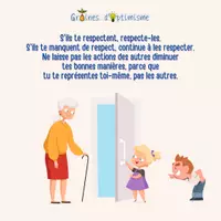 Aperçu - Affichage - Pensée Positive - Le Respect - Graines d'Optimisme - Page de couverture