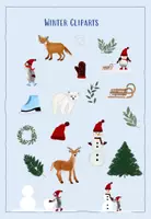 Vorschau - selbst erstellte Cliparts/Grafiken - Winter Cliparts - Deckblatt