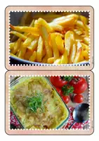 Vorschau - Arbeitsblätter - Essen / Gerichte aus Kartoffeln Bildkarten - Seite 1