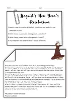 Vorschau - Arbeitsblätter - Conditional 1 - If-Clause 1 - New Year's Resolutions - Deckblatt