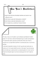 Vorschau - Arbeitsblätter - Conditional 1 - If-Clause 1 - New Year's Resolutions - Seite 3
