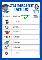 Vorschau - Stationenlernen - Stationsarbeit Fasching 1-7 - Seite 2