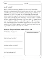 Vorschau - Arbeitsblätter - Lesen, Textverständnis, Differenzierung, Anissa und Mats verkleiden sich, Fasching, Fastnacht, Karneval - Seite 3