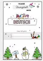 Vorschau - Unterrichtsreihen - Übungsheft Deutsch 1. Klasse Lesen, Schreiben Winter Lernheft - Seite 2