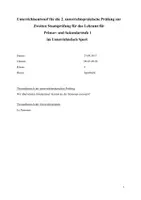 Vorschau - Stundenentwürfe - Unterrichtsentwurf - Seite 1
