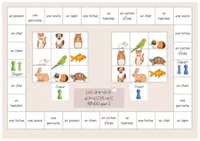 Vorschau - Stationenlernen - Les animaux domestiques Spielfelder Haustiere - Seite 2