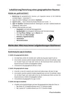 Vorschau - Arbeitsblätter - Merkblatt Lokalisierung/Verortung eines geogr. Raumes - Seite 3