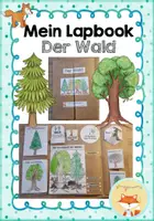 Vorschau - Unterrichtsreihen - Mein Lapbook | Der Wald - Deckblatt