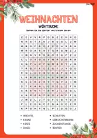 Vorschau - Klassenarbeiten - Weihnachts-wortschatz A1-A2 / Lokale Präpositionen - Seite 1