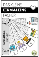 Vorschau - Arbeitsblätter - Kleines Einmaleins - Einmaleinsfächer - 1x1 - Deckblatt