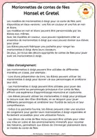 Aperçu - Matériel pour travaux manuels / dessin - Hansel et Gretel - Marionnettes à Doigts - Conte de Fées - Page 1