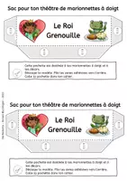 Aperçu - Matériel pour travaux manuels / dessin - Le Roi Grenouille - Marionnettes à Doigts - Conte de Fées - Page 3