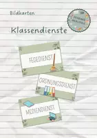 Vorschau - Merkblätter - Klassendienste im Unterricht Natur - Deckblatt