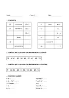 anteprima - Esercizi - Verifica di matematica cl. seconda - Pagina di copertina