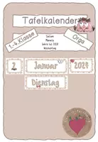Vorschau - Anderer Materialtyp - Tafelkalender mit den Knuffies - Deckblatt