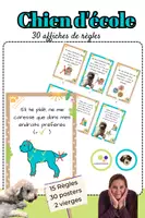 Aperçu - Inclusion - Chien d'école | 30 posters de règles plus 2 vierges - Page de couverture