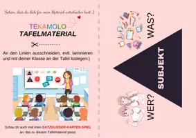 Vorschau - Präsentationen/Tafelbilder - TEKAMOLO TAFELMATERIAL / Satzglieder an der Tafel visualisieren - Seite 2